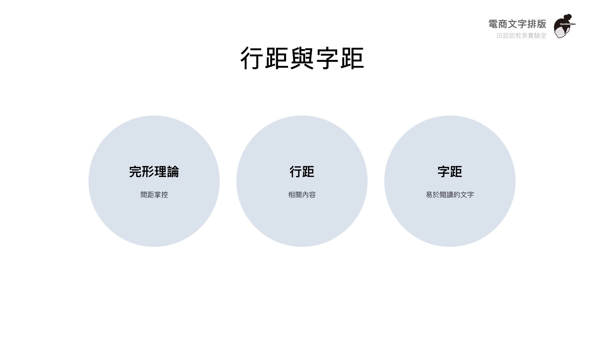 文字行距與字距